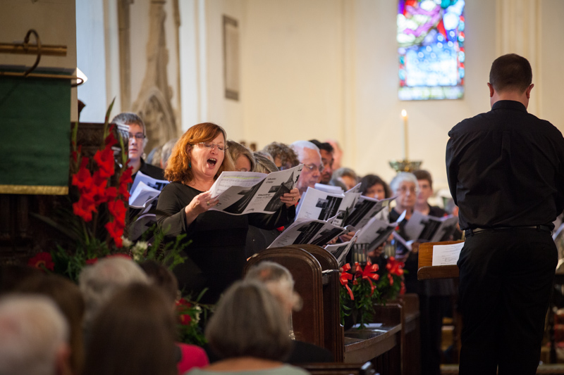 Choir music at St Anne's Church in Lewes